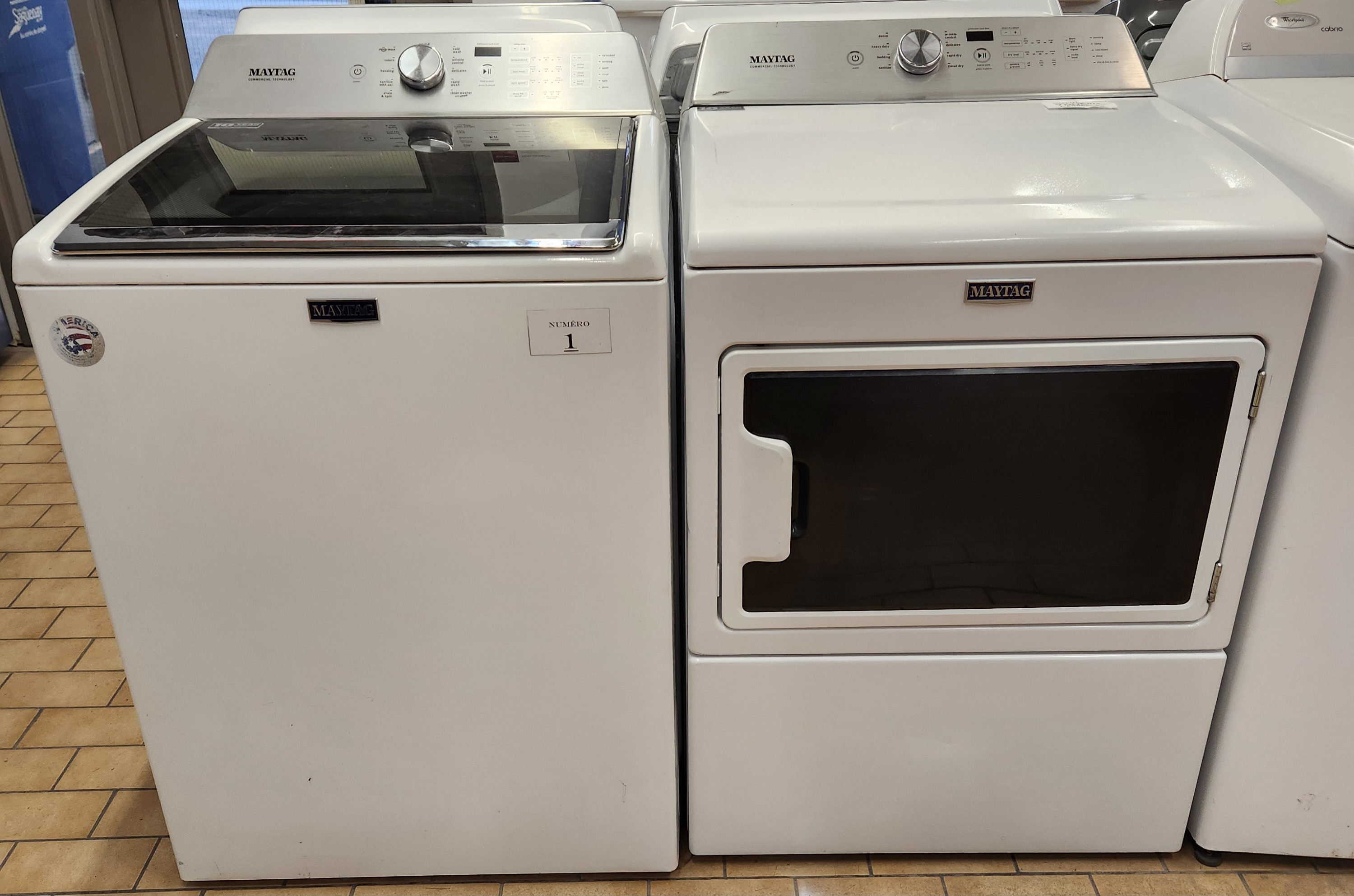 1-ENSEMBLE LAVEUSE SECHEUSE  