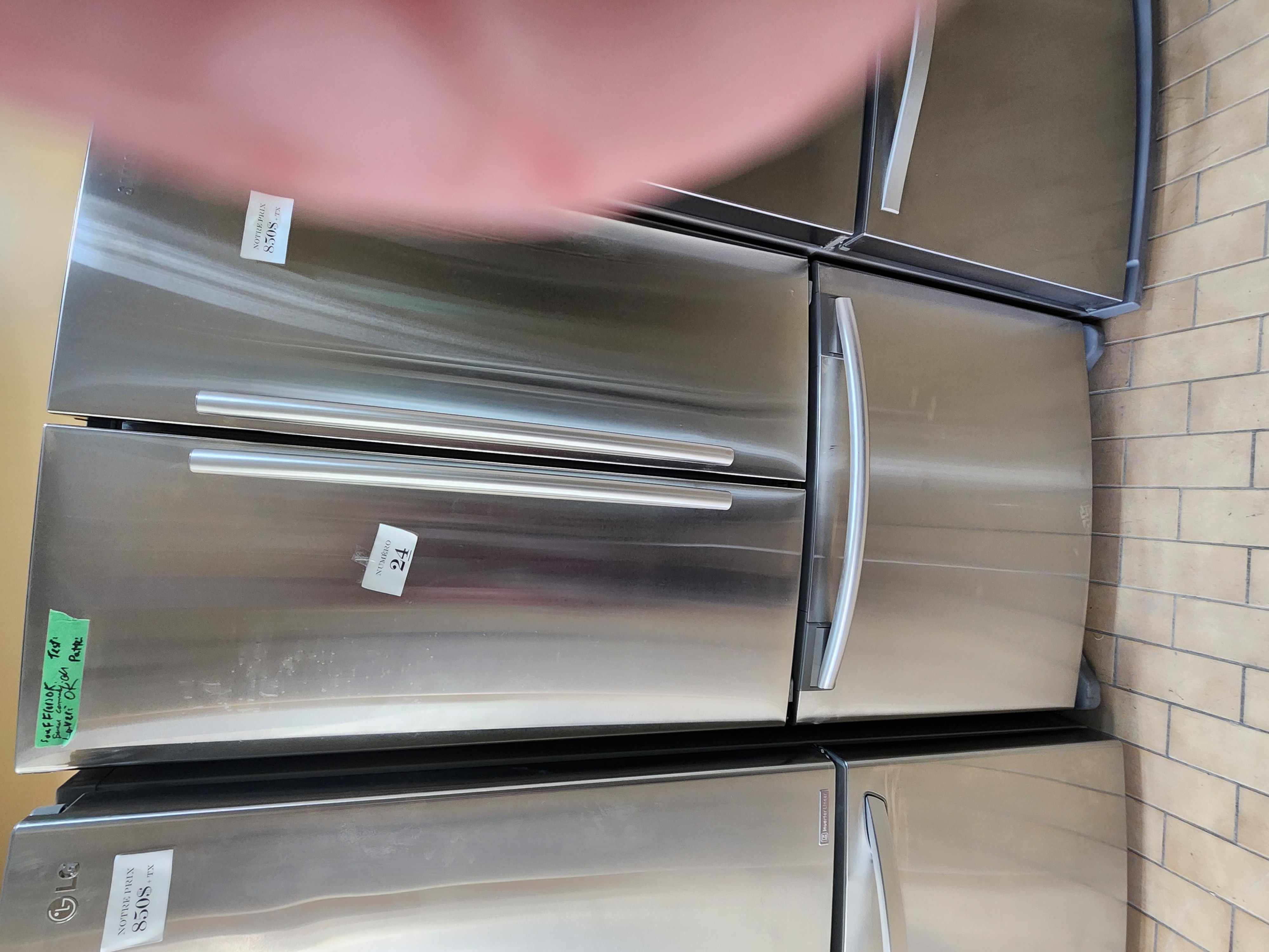 #24 REFRIGERATEUR INOX 3 PORTES