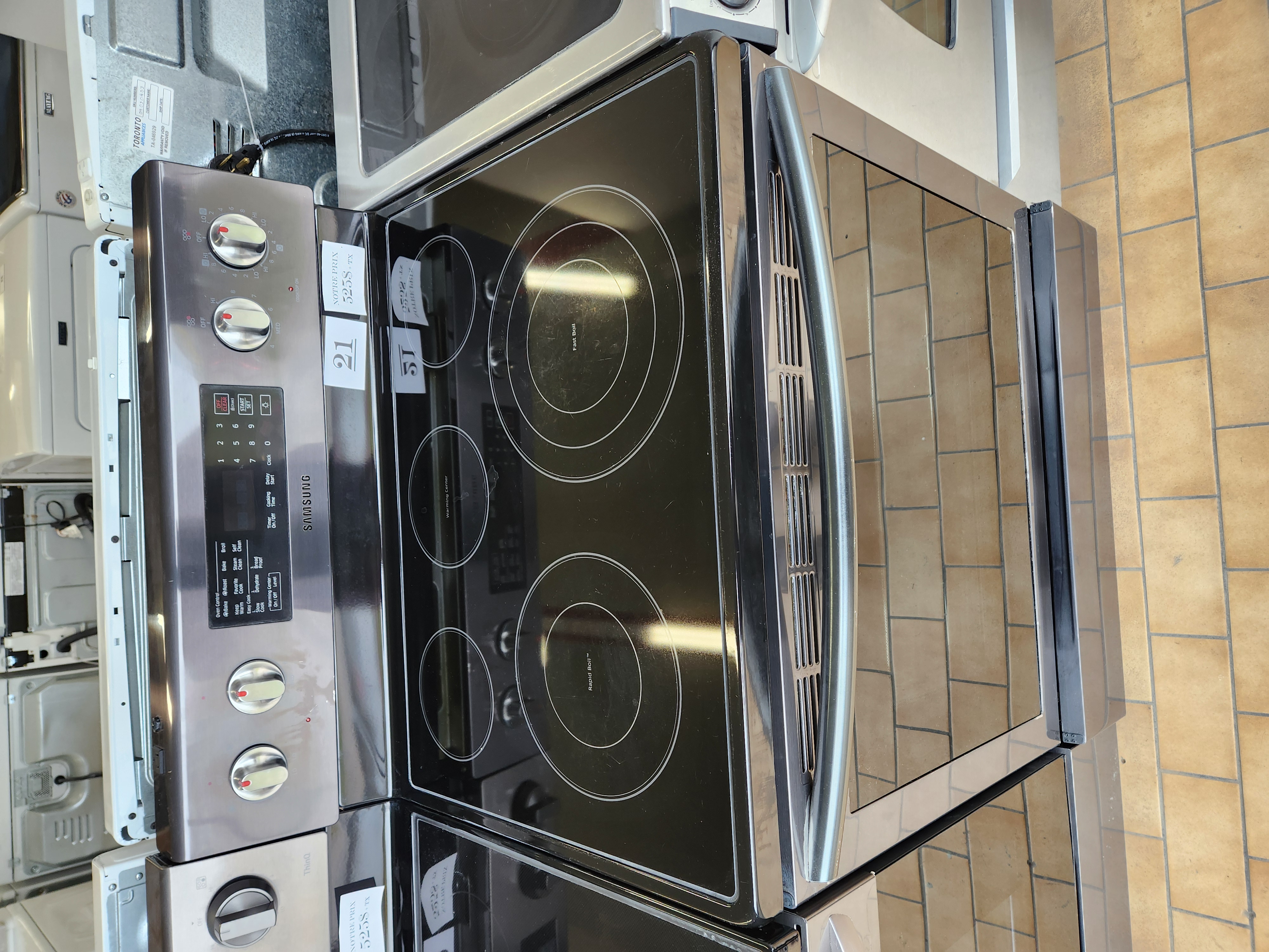 #21-CUISINIERE BLACK STAINLESS 