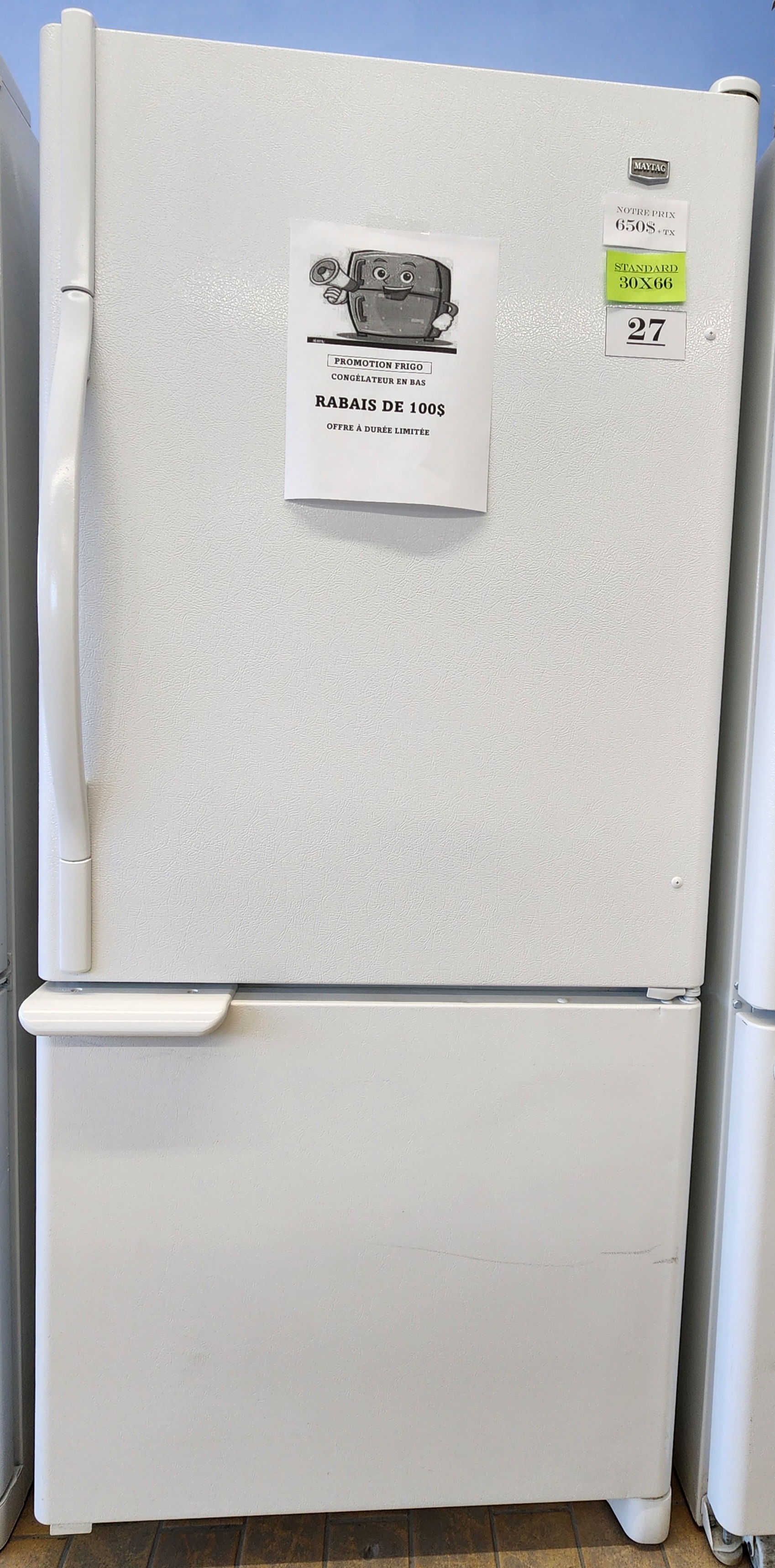 27-REFRIGERATEUR CONGELATEUR EN BAS