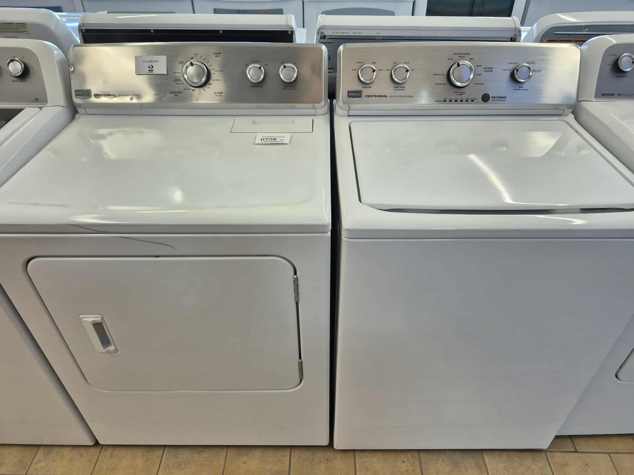 #2 Ensemble Maytag Centennial – Laveuse & Sécheuse