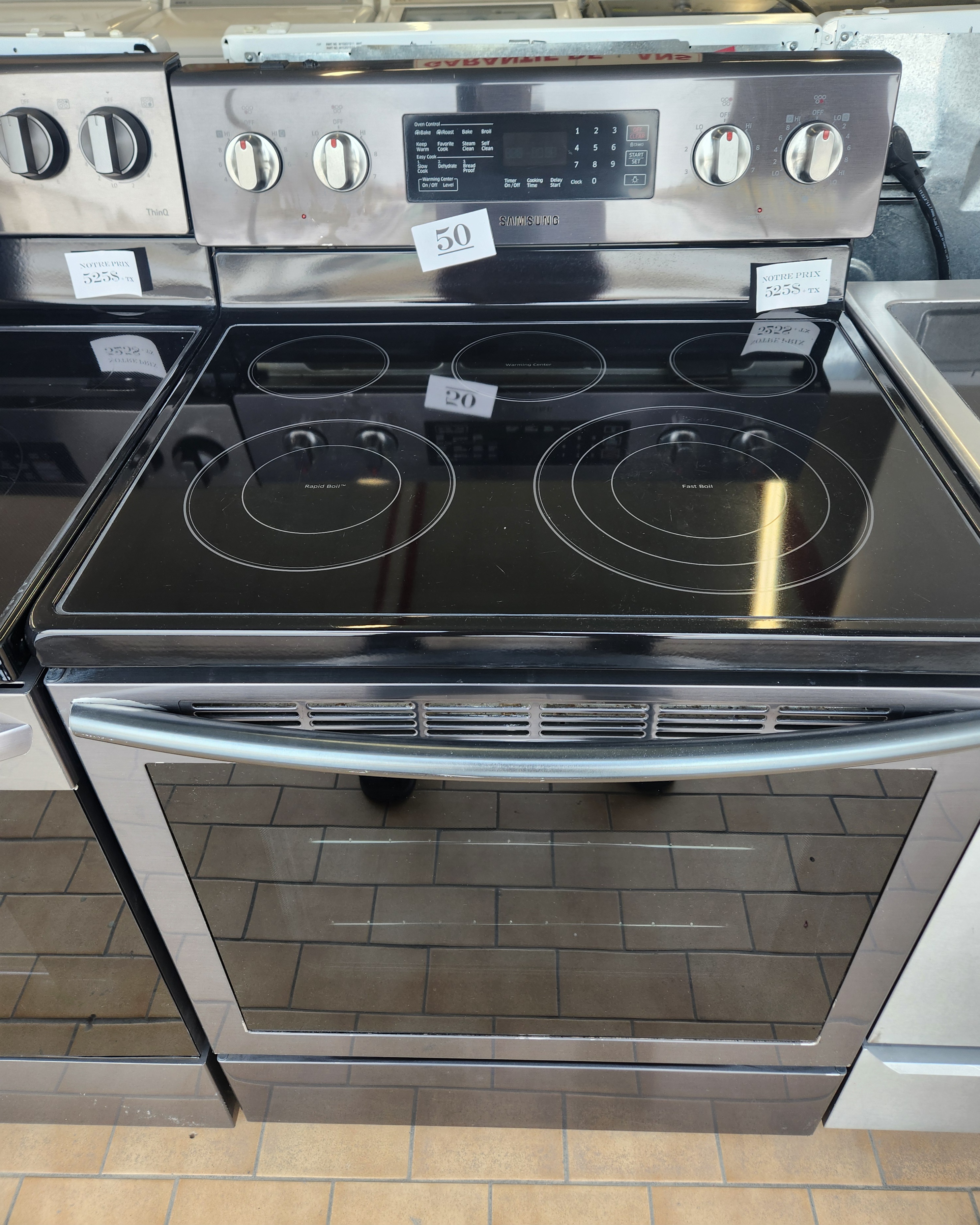 50-  CUISINIERE INOX