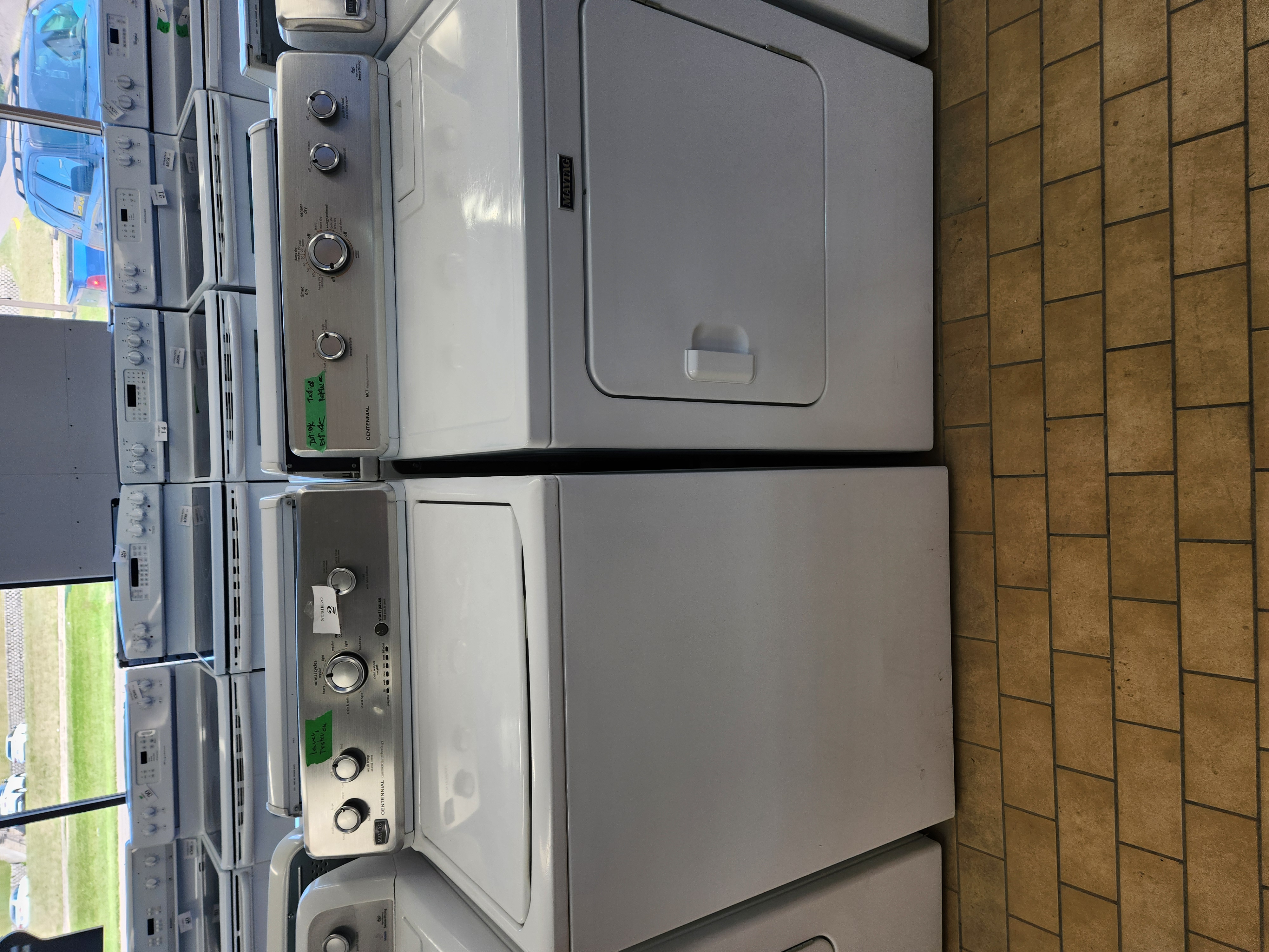 #2-ENSEMBLE LAVEUSE SECHEUSE MAYTAG CENTENIAL