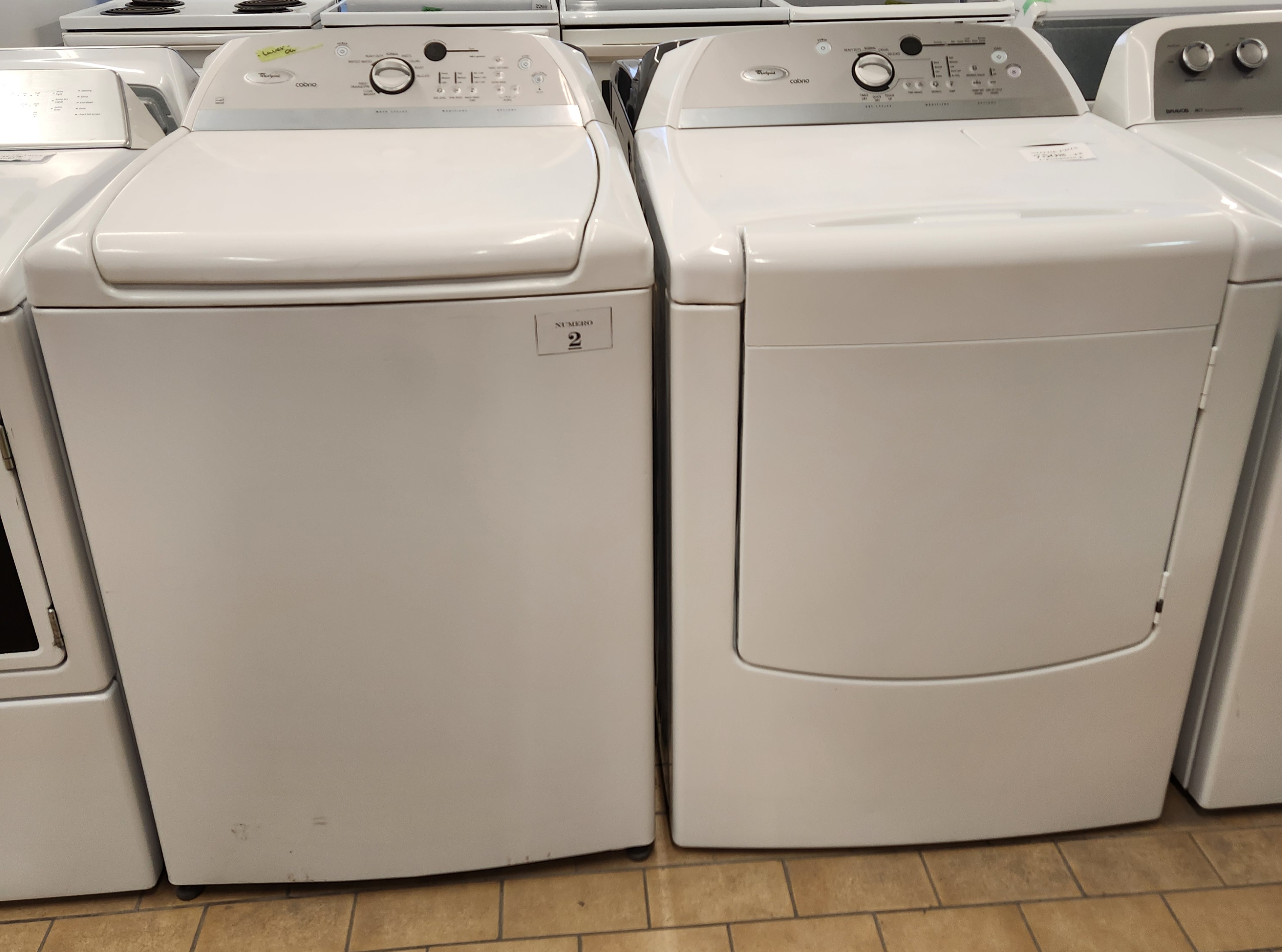 2-ENSEMBLE LAVEUSE SECHEUSE 